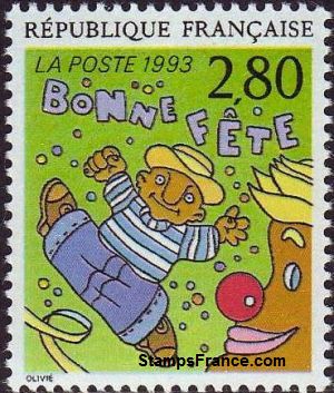 Timbre France Yvert 2837