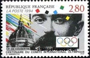 Timbre France Yvert 2889 Timbre France Yvert 2889