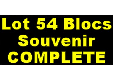 France Blocs Souvenir 1/54 complete - Complete Lot 1/54 - Click Image to Close