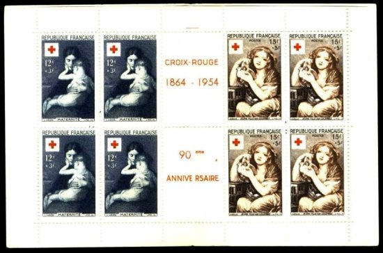 France Carnet n°2003 (1954) - Booklet Red Cross 1954