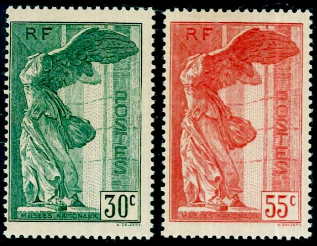 Timbre France Yvert 354/355 - France Scott B66/B67 - Click Image to Close