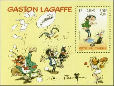 France Yvert Bloc Feuillet 34 - Gaston Lagaffe