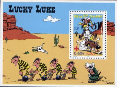 France Yvert Bloc Feuillet 55 - Lucky Luke