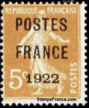 Timbre France Yvert Preoblitere 36 - France Scott Precancel 36