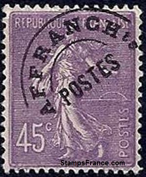 Timbre France Yvert Preoblitere 46 - France Scott Precancel 46