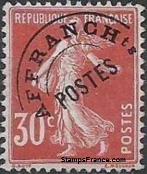Timbre France Yvert Preoblitere 58 - France Scott Precancel 58