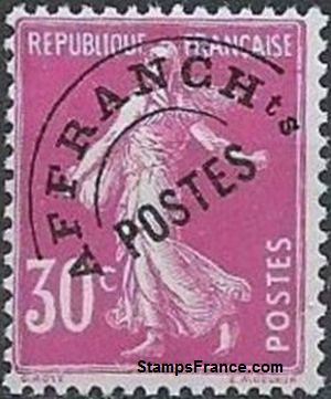 Timbre France Yvert Preoblitere 59 - France Scott Precancel 59