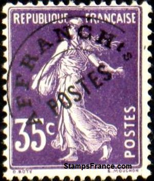 Timbre France Yvert Preoblitere 62 - France Scott Precancel 62