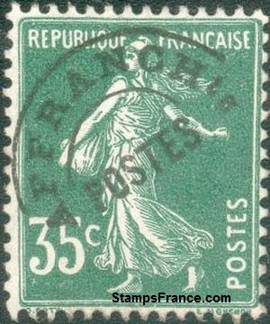 Timbre France Yvert Preoblitere 63 - France Scott Precancel 63