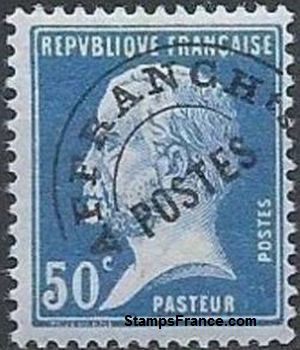 Timbre France Yvert Preoblitere 68 - France Scott Precancel 68