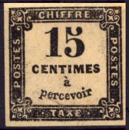 Timbre France Yvert Taxe 3 - France Scott J3