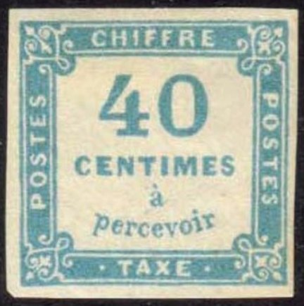 Timbre France Yvert Taxe 7 - France Scott J8