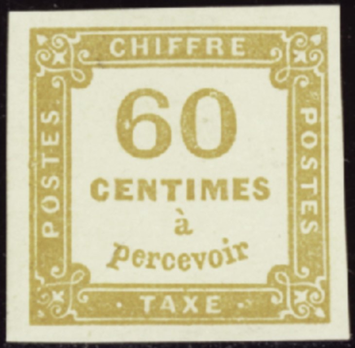 Timbre France Yvert Taxe 8 - France Scott J9