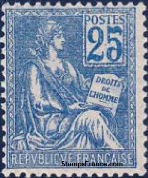 Timbre France Yvert 114 - France Scott 119a