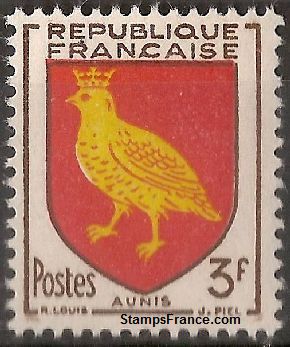 Timbre France Yvert 1004 - France Scott