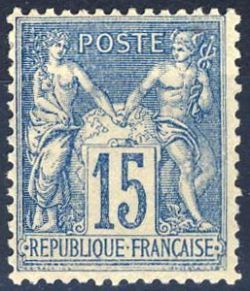 Timbre France Yvert 101 - France Scott 103