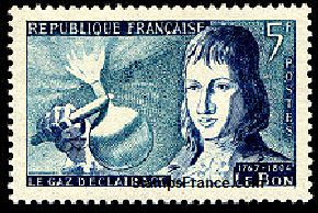 Timbre France Yvert 1012 - France Scott 757