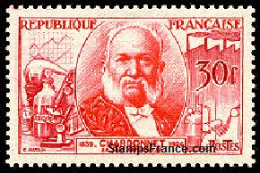 Timbre France Yvert 1017 - France Scott 762