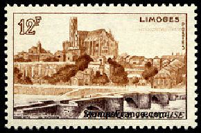 Timbre France Yvert 1019 - France Scott 763