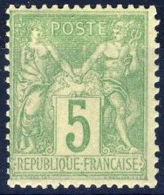 Timbre France Yvert 102 - France Scott 105