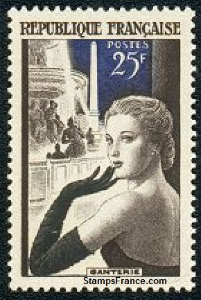 Timbre France Yvert 1020 - France Scott 764