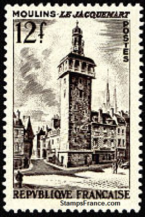 Timbre France Yvert 1025 - France Scott 769