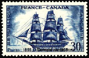 Timbre France Yvert 1035 - France Scott 773