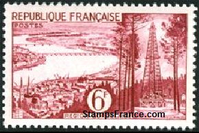 Timbre France Yvert 1036 - France Scott 774