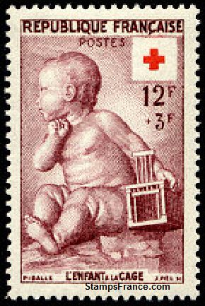 Timbre France Yvert 1048 - France Scott B300