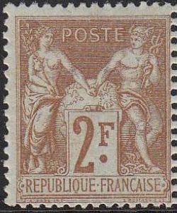 Timbre France Yvert 105 - France Scott 108