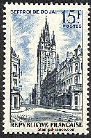 Timbre France Yvert 1051 - France Scott 787