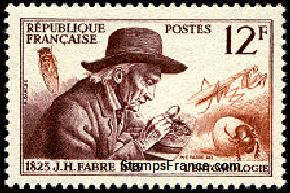 Timbre France Yvert 1055 - France Scott 790