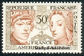 Timbre France Yvert 1060 - France Scott 795