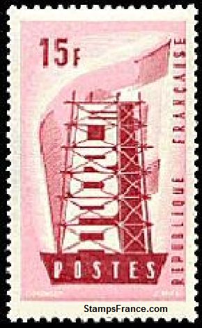 Timbre France Yvert 1076 - France Scott 805