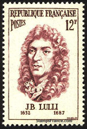 Timbre France Yvert 1083 - France Scott 812