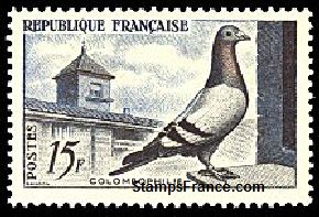 Timbre France Yvert 1091 - France Scott 818