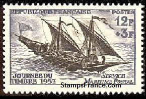 Timbre France Yvert 1093 - France Scott B311