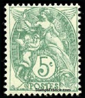 Timbre France Yvert 111 - France Scott 113