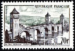 Timbre France Yvert 1119 - France Scott