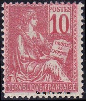 Timbre France Yvert 112 - France Scott 116a - Click Image to Close