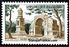 Timbre France Yvert 1130 - France Scott 855