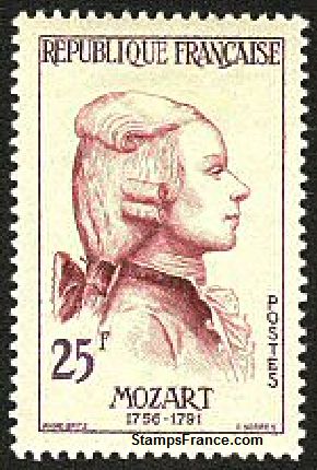 Timbre France Yvert 1137 - France Scott 862