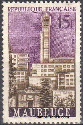 Timbre France Yvert 1153 - France Scott 875