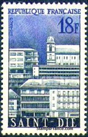 Timbre France Yvert 1154 - France Scott 876