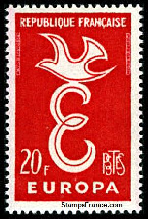 Timbre France Yvert 1173 - France Scott 889