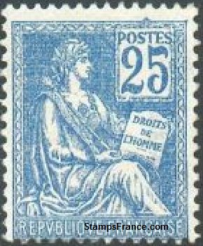 Timbre France Yvert 118 - France Scott 119