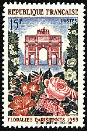 Timbre France Yvert 1189 - France Scott 904