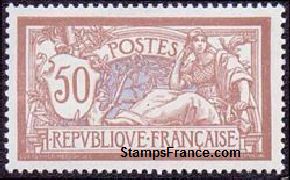 Timbre France Yvert 120 - France Scott 123