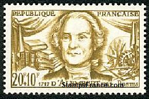 Timbre France Yvert 1209 - France Scott B332