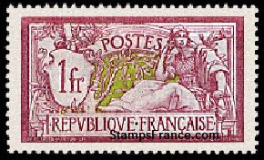 Timbre France Yvert 121 - France Scott 125